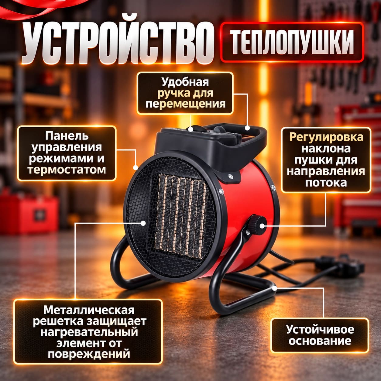 Обогреватель вид 1